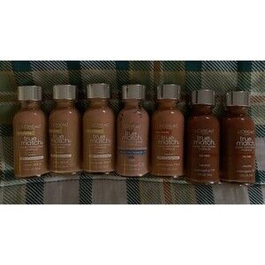 Wholesale Lot of 7 New Bottles - L’Oreal True Match Super Blendable Foundation